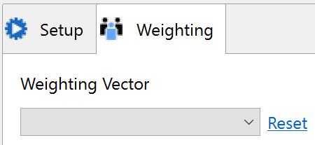 WPLS settings in SmartPLS